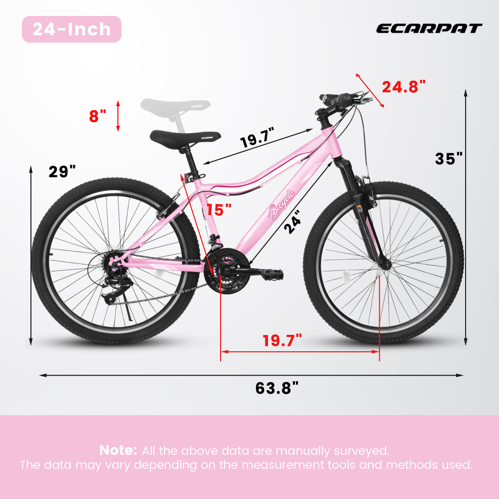 จักรยานเสือภูเขาขนาด 24/26 นิ้ - Carbon Bike Frame บทวิจารณ์และราคา