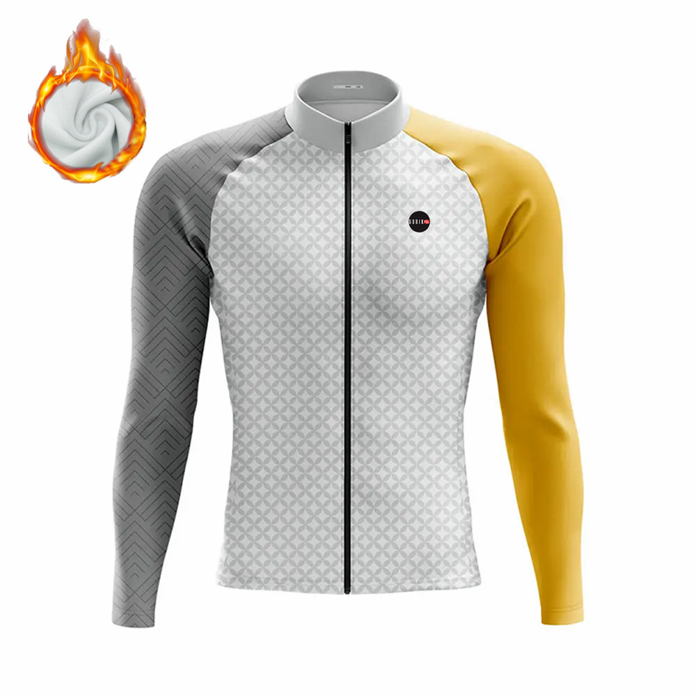 ฤดูหนาวขี่จักรยานผู้ชายแขนยาว  - Cycling Gear Jersey บทวิจารณ์และราคา